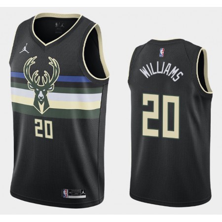 Herren NBA Milwaukee Bucks Trikot Marvin Williams 20 Jordan Brand 2020-2021 Statement Edition Swingman